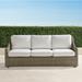 Ashby Sofa with Cushions in Putty Finish - Resort Stripe Glacier, Standard - Frontgate