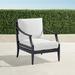 Trelon Aluminum Lounge Chair in Matte Black Finish - Rain Gingko - Frontgate