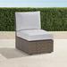 Set of 2 Ashby Center Chair with Cushions in Putty Finish. - Resort Stripe Glacier - Frontgate
