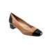 Women's Daisy Block Heel by Trotters in Tan Black (Size 10 1/2 M)