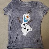 Disney Tops | Disney Frozen Olaf T Shirt | Color: Gray | Size: Xl