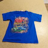 Disney Shirts & Tops | Disney's Cars Lightening Mcqueen Boys Tee Shirt | Color: Blue/Green | Size: Sb