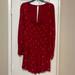 Free People Dresses | Free People Mini Dress Size M | Color: Red | Size: M