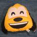 Disney Bedding | Nwt Disney Pluto Emoji Pillow 10" | Color: Gold/White | Size: Os