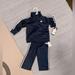 Adidas Matching Sets | Adidas Boys Track Suit. Nwt. Size 18m. Navy | Color: Blue | Size: 12-18mb