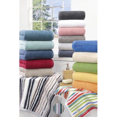 Duschtuch ROSS "Vita", gelb (sonnengelb), B:70cm L:140cm, Frottier, Obermaterial: 100% Baumwolle, Handtücher (Packung), Bestickung ROSS-Emblem Image