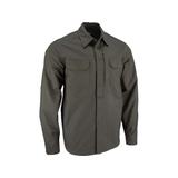 TRYBE Tactical Ultra Utility Long Sleeve Tactical Shirt - Mens Olive Drab Green 2XL UULSTSODG-2XL