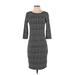 Philosophy Republic Clothing Casual Dress - Sheath: Black Tweed Dresses - Women's Size Small