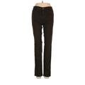 J Brand Jeggings - Low Rise Straight Leg Boyfriend: Green Bottoms - Women's Size 25 - Black Wash