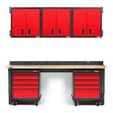 Gladiator GarageWorks Premier 12-Piece Red Garage Cabinet System