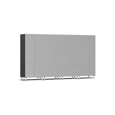 Ulti-MATE Garage Cabinets 4-Piece Tall Cabinet Kit in Stardust Silver Metallic