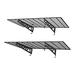 SafeRacks 48" x 24" Wall Shelves (2-Pack)