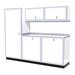 Moduline 6-Piece Aluminum Garage Cabinet Set (White)