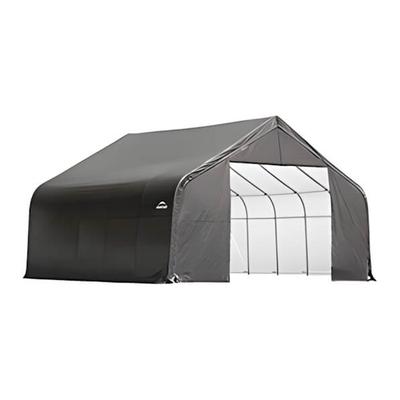 ShelterLogic 28x20x20 ShelterCoat Peak Style Shelter (Gray Cover)