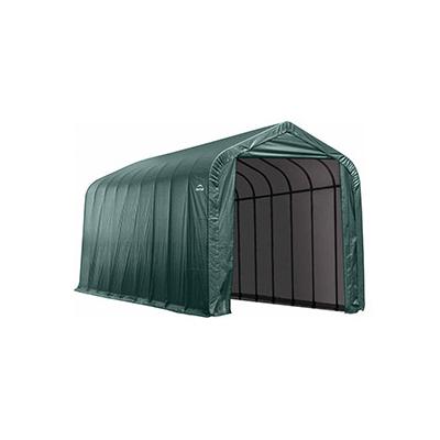 ShelterLogic 16x40x16 ShelterCoat Peak Style Shelter (Green Cover)
