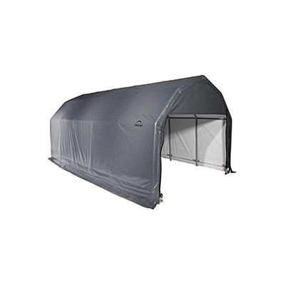 ShelterLogic 12x24x9 ShelterCoat Barn Style Shelter (Gray Cover)