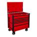 Extreme Tools EX Series Red 41-Inch 6-Drawer Tool Cart with Bumpers