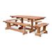 All Things Cedar 5-Piece 6-Foot Market Table Set