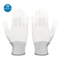 Gants antistatiques en Fiber de Nylon antidérapants ESD gants de travail électroniques Protection