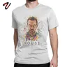 Hugh Laurie – T-Shirt manches courtes col rond homme humoristique en coton grande taille
