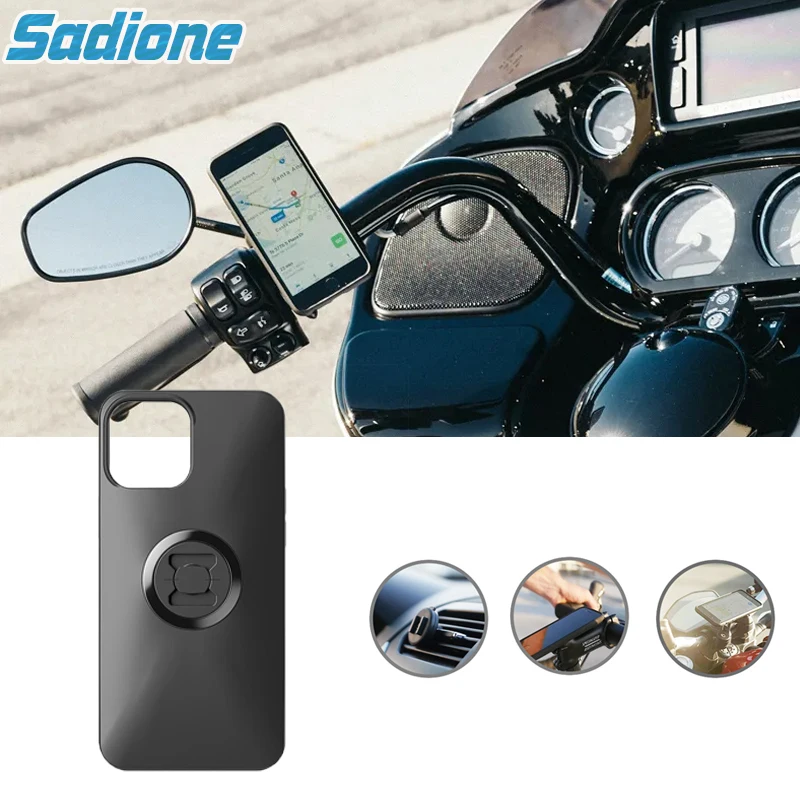 Housse de téléphone portable pour iphone 14/14 Pro/14 Plus/14 Promax, protection de connexion, étui pour Smartphone de moto et vélo, accessoires