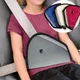 Juste de ceinture de sécurité de voiture pour enfants maille respirante triangulaire réglable