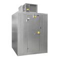 Norlake KLF814-C Indoor Walk-In Freezer w/ Left Hinge Door - Top Mount Compressor, 8' x 14' x 6' 7"H, Floor