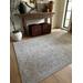 Iikka 7'10" x 10'2" Traditional Lambswool/Cloud Gray/Nutmeg/Smoke/Gray Area Rug - Hauteloom