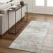 Dinos 5' x 7'5" Modern Natural Gray/Nutmeg/Neutral/Smoke/Dark Gray Area Rug - Hauteloom