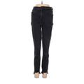 Abercrombie & Fitch Jeans - Mid/Reg Rise Skinny Leg Denim: Blue Bottoms - Women's Size 25 - Black Wash