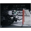 Wyatt Johnston Dallas Stars Autographed 16" x 20" 1st NHL Goal Spotlight Photograph with "1st 10/13/22" Inscription