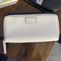 Kate Spade Bags | Kate Spade Clutch With 2 Zippered Sections White And Navy | Color: Blue/White | Size: Os