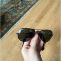 Ray-Ban Accessories | Authentic Oversized Black Polarized Aviators | Color: Black | Size: Os