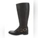 Burberry Shoes | Burberry Leather Riding Boot | Color: Black/Gold | Size: 7