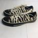 Converse Shoes | Converse Chuck Taylor All Stars Womens 9 Men’s 7 Zebra Print Tie Shoes | Color: Black/White | Size: 9