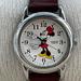 Disney Accessories | Disney Vintage Lorus Ladies Wristwatch Minnie Mouse Watch Analog Quartz | Color: Brown/Silver | Size: Os