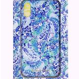 Lilly Pulitzer Accessories | Lilly Pulitzer Blue Iphone Case X/Xs Wave After Wave Nwt Coastal Ocean Nib | Color: Blue/Purple | Size: X/Xs