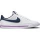 Sneaker NIKE SPORTSWEAR "COURT LEGACY (GS)" Gr. 36,5, blau (white, midnight) Schuhe Tennisschuhe