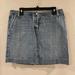 J. Crew Skirts | J Crew Denim Mini Skirt 3 Button | Color: Blue | Size: 12