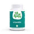 11A-Apofy | L-Carnitin | 538 mg pro Kapsel | 100% natürliches L-Carnitin | Vegan | 100 Kapseln