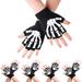 Kids The Fingerless Warm Knitted Dark Skeleton Mitten Pairs 1/2/5 in Glow Gloves Kids Gloves Mittens Winter Gloves for Boys Age 10-12