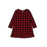 The Children's Place Dress: Red Plaid Skirts & Dresses - Kids Girl's Size 7