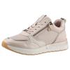 Keilsneaker TAMARIS, Damen, Gr. 37, rosa (rosé), Textil, Lederimitat, sportlich, Schuhe, Freizeitschuh, Halbschuh, in schmaler Form, vegane Verarbeitung, Topseller