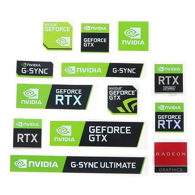 5PCS New High Quality NVIDIA GTX GEFORCE Laptop Desktop Label Decorative Sticker