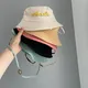 Panama – chapeau de pêcheur pour bébé fille chapeau de soleil avec lettres casquette seau