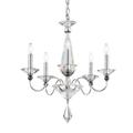 Schonbek Jasmine 20 Inch 5 Light Mini Chandelier - 9675-40CL