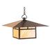 Arroyo Craftsman Monterey 16 Inch Tall 1 Light Outdoor Hanging Lantern - MH-24SF-OF-MB