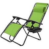 Outdoor Folding Zero Gravity Reclining Lounge Chair - 35.5" x 25.5" x 43.5"(L x W x H)