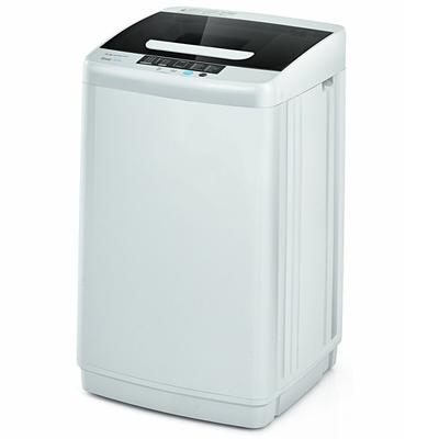 8.8 lbs Portable Full-Automatic Laundry Washing Machine with Drain Pump - 18'' (L) x 18.5'' (W) x 31'' (H)