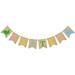 Wovilon Easter Banner Burlap Garland Banners Burlap Bunny Garland For Easter Decorations Fireplace Home Office School Outdoor Party Supply